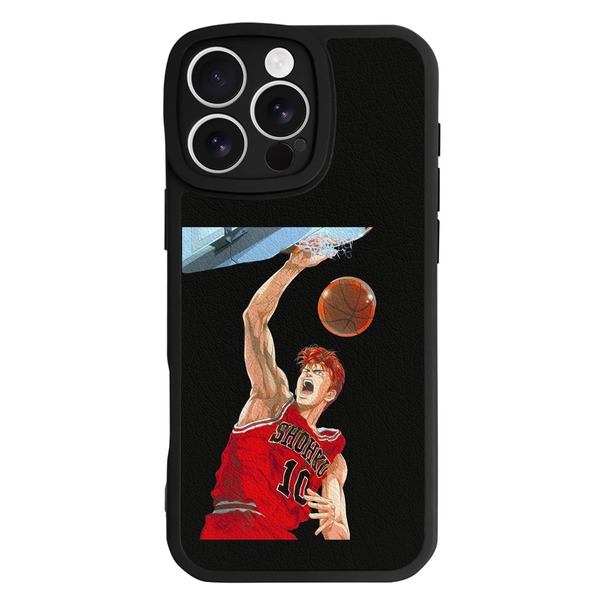 （画像用） SLAM DUNK／スラムダンク 【iPhone 16シリーズ対応】シリコンスマホケース（レザー調） 材質：シリコン